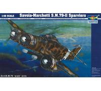 Trumpeter 02817 - 1:48 Savoia Marchetti SM-79 II Sparviero - Nuovo