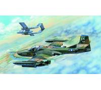 Trumpeter US A-37B Dragonfly Luce Ground-Attack Vietnam Chile 3 Versioni 1:48