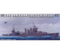 USS San Francisco (CA-38) 1942 Battleship 1:350 Plastic Model Kit TRUMPETER