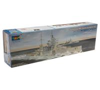 Battleship HMS Queen Elizabeth 1943 Plastic Kit 1:350 Model TRUMPETER