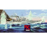 Trumpeter 05353 Hms Cornwall Pesante Cruiser IN 1942 Plastica Kit 1/350 Scala