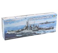 USS North Carolina Bb-55 Portaerei Aircraft Carrier 1:700 Plastic Model Kit