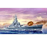Modellino Nave da Guerra USS Massachusetts (BB-59) Scala 1:700