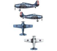 Trumpeter 06202 - 1:3 50 Grumman F4F-4 Gatto Selvatico - Nuovo