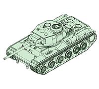 Trumpeter 07127 Soviet KV-85 Heavy Tank