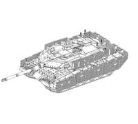 TRUMPETER 07193 MODELLO LEOPARD2A6M LATTINA MBT 1/72