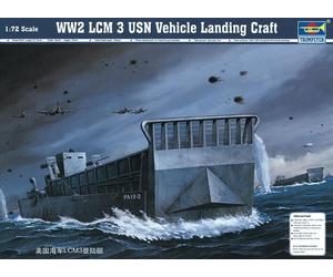 Trumpeter 07213 - 1:72 Barca Da Sbarco LCM (3) - Nuovo