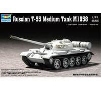 Trumpeter 07282 - 1:72 Russo T-55 Medium Serbatoio M1958 - Nuovo