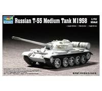 Trumpeter 07282 - 1:72 Russo T-55 Medium Serbatoio M1958 - Nuovo