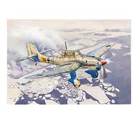 Modellino Aereo Junkers Ju-87b-2/u4 Stuka TRUMPETER 02422 1/24ème Char P