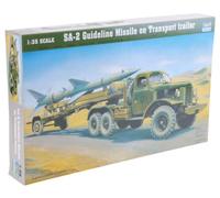 Trumpeter 1:35 -Modellino Carro Armato SA-2 Guideline Missile w Loading Cabin (TRU00204)