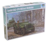 Soviet Gaz-67 B Military Vehicles 1:35 Plastic Model Kit 02346 TRUMPETER