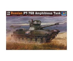 Trumpeter 1/35 Russian PT-76B Amphibious Tank Model Kit