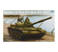 Carro Russian T-62 Mod.1975 Mod.1972 + KTD2 Tank Carro Armato Plastic Kit 1:35