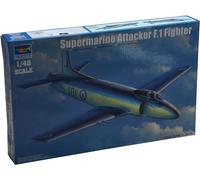 Trumpeter 1:48 - Modellino Aereo Supermarine Attacker F.1 - TRU02866