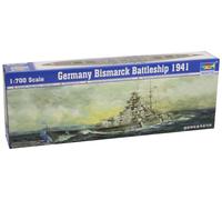 Trumpeter 1/700 German Bismarck Battleship 1941 Model Kit