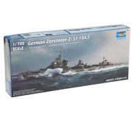 Trumpeter 1/700 German Zerstorer Z37 Destroyer 1943 Model Kit