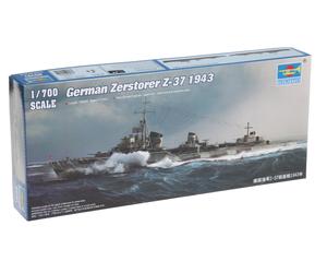 Trumpeter 1/700 German Zerstorer Z37 Destroyer 1943 Model Kit