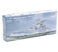 Hms Warspite 1942 Battleship 1:700 Plastic Model Kit TRUMPETER