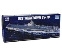 USS Yorktown CV-10 Aircraft Carrier 1:700 Plastic Model Kit TRUMPETER