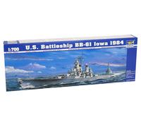 Trumpeter 1/700 USS Iowa BB61 Battleship 1984 Model Kit