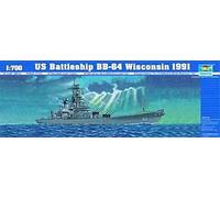 Trumpeter 1/700 USS Wisconsin BB64 1991