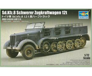 Trumpeter 1/72 (20Mm) Sd Kfz 8 Mezzo Cingolato