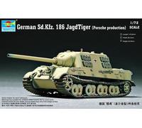 Trumpeter 1/72 German SdKfz 186 Jagdtiger Tank (Porschel)