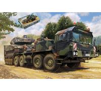 TRUMPETER 1/72 KIT MODELLINO MILITARE RUSSIAN SLT 56 CAMION WITH 56T SEMITRAILER
