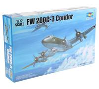 Focke-Wulf FW-200C-3 Condor Aircraft Plastic Kit 1:72 Model TRUMPETER