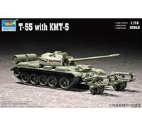 Trumpeter 07283 - 1:72 T-55 Con KMT-5 - Nuovo