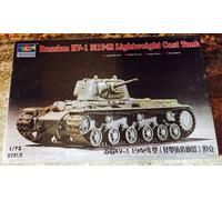 Trumpeter 1/72 Russian KV1 Mod 1942 Tank (Light Cast Turret)