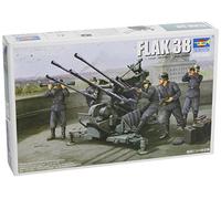 Flak38 WWII German Flakvierling 38 Quad 20mm AA Gun 1:35 Plastic Model Kit 02309