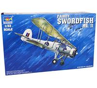 Fairey Swordfish Mark II Mk.II Aircraft 1:32 Plastic Model Kit TRUMPETER