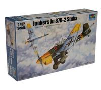 Trumpeter 3214 - Modellino di Aereo Junkers Ju-87B-2 Stuka, da Costruire, in Sca