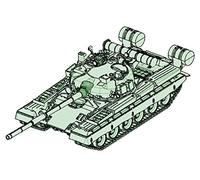 Trumpeter 07144 - 1:72 Russo T-80B Mbt - Nuovo