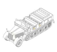 TRUMPETER 07403 MAQUETTE SD.KFZ.8 TRENO PESANTE 12T 1/72