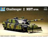 Trumpeter Challenger II 2 MBT KFOR Carro Armato - 1:72 NUOVO OVP Modello Kit