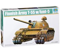 Trumpeter Finnish Army T-55 Kit with KMT-5