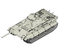 Trumpeter German E-50 (50-75 Tons)/Standard Panzer Armor Model Kit Various