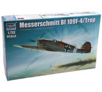 Messerchmitt Bf109 F-4 Trop Fighter 1:32 Plastic Model Kit TRUMPETER