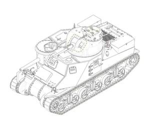 Trumpeter I Love Kit 63517 M3A3 Medium Tank Scala 1/35 Scatola di Montaggio Plastica