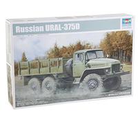 Russian Ural-375D Truck Plastic Kit 1:35 Model TRUMPETER