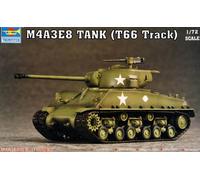 Trumpeter Modellino carro armato M4A3E8 1:72 (T66 Track) - Nuovo