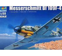 Trumpeter Messerschmitt Bf 109F-4 JG.53 Maltzahn Assi UDET 1:32 Modello Kit