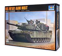Trumpeter- Metallic Heat Transfer-Silver Esercito 1/16 M1A1 Aim MBT, Colore Nero, 000926