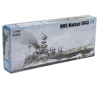 Trumpeter Modellino Nave da Guerra HMS Malaya nel 1943 (1: 700)