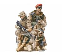 Trumpeter Modern German ISAF Nato Soldiers in Afghanistan Figure Set, Scale 1/35, 5-Pack