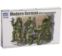 Trumpeter Modern German KSK Commandos Figure Set (4-Pack), Scale 1/35
