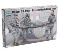Trumpeter Modern US Army Stretcher Ambulance Team Model Kit